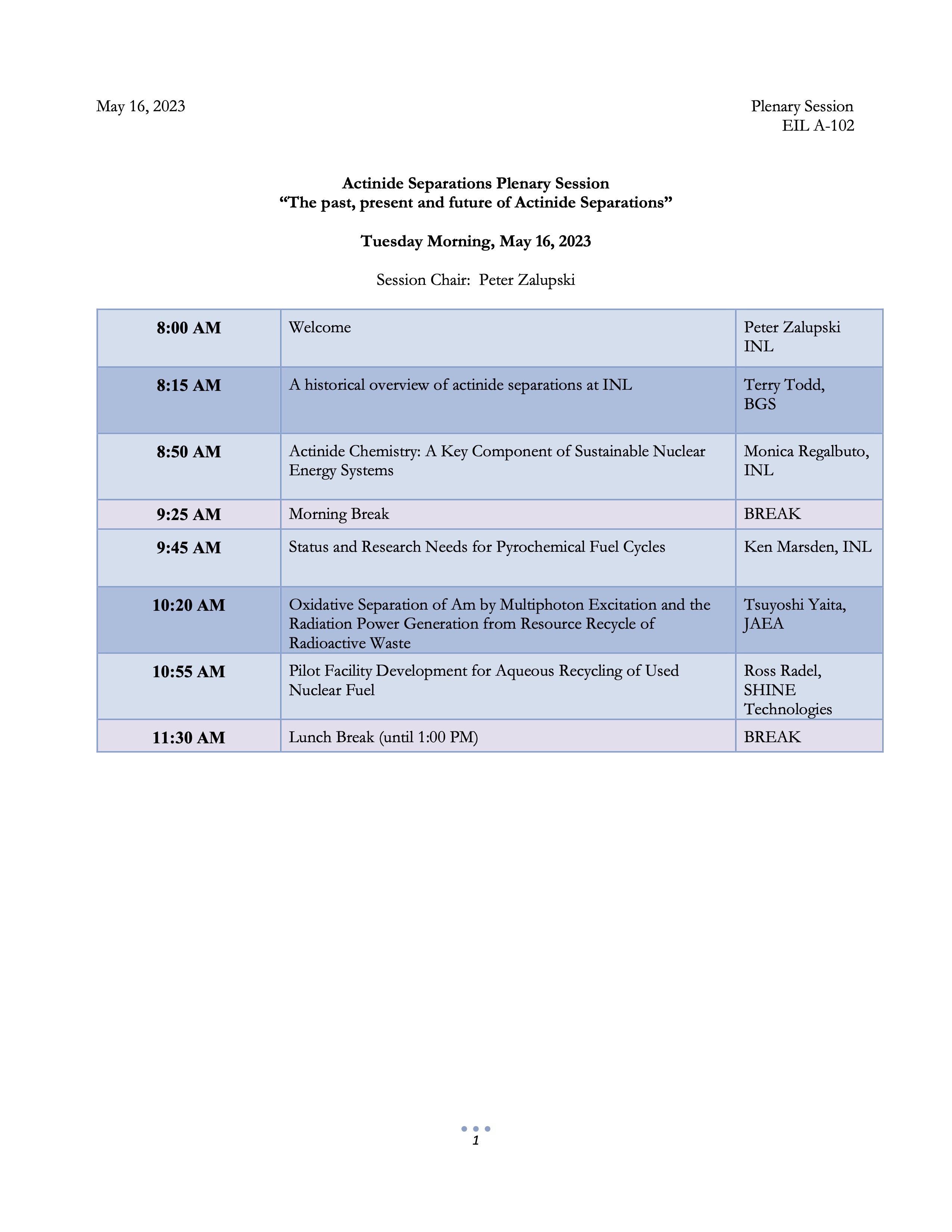 ASC 2023 Conference agenda