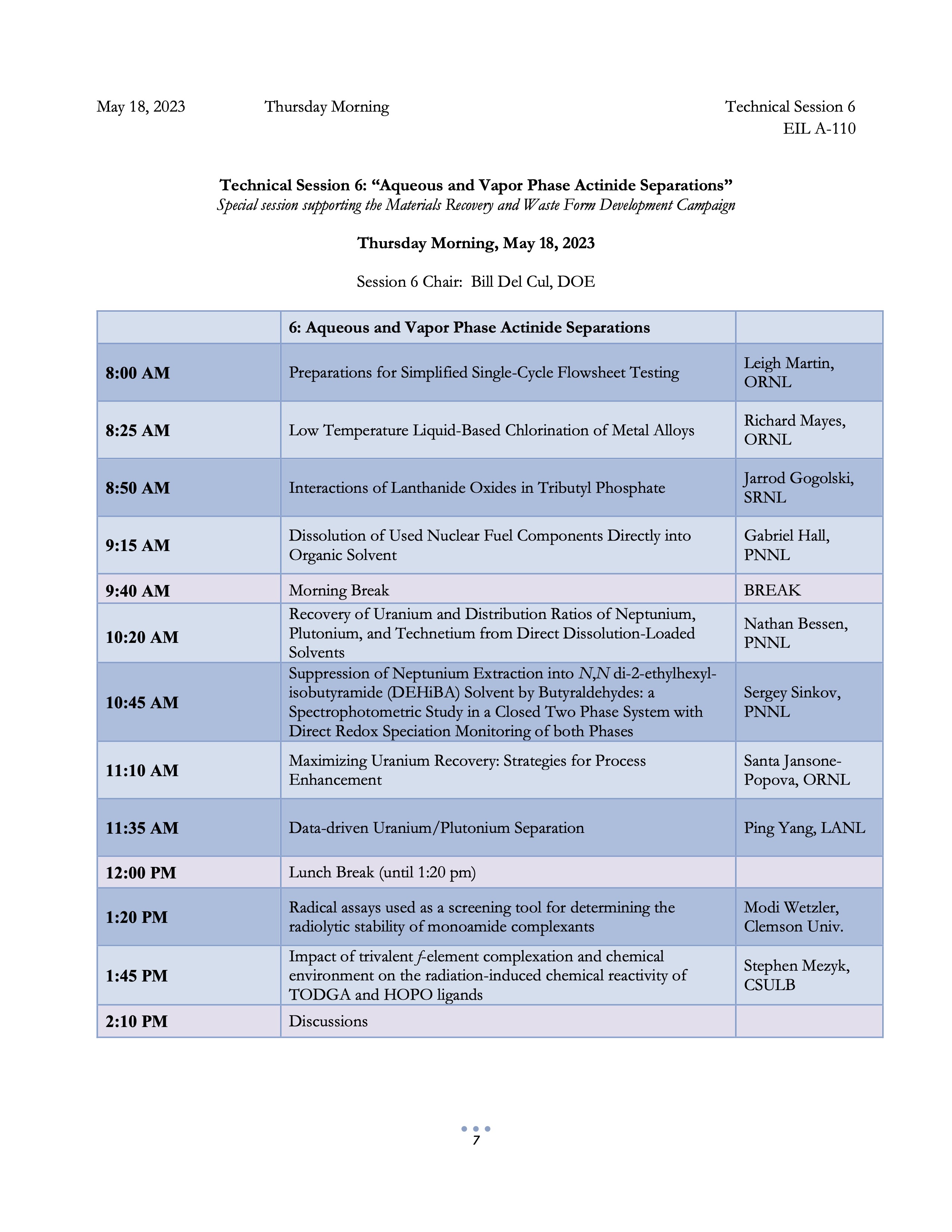 ASC 2023 Conference agenda