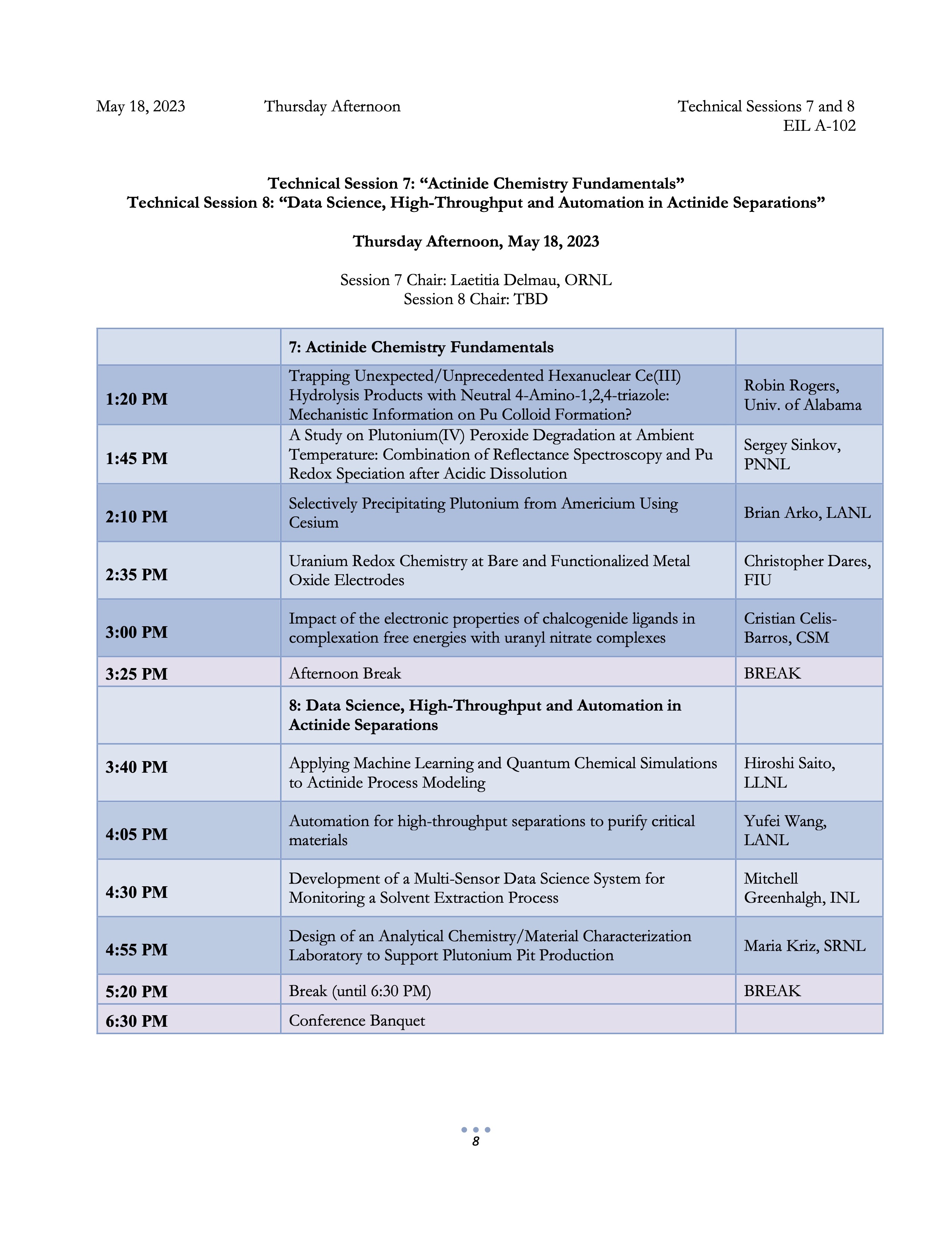 ASC 2023 Conference - Agenda